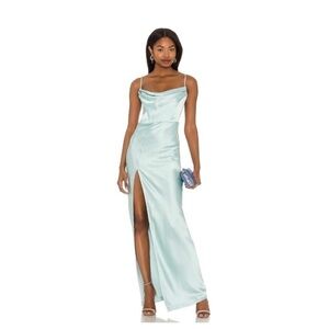 Nookie Dream Draped Gown in Mint  Sz Medium. NWT